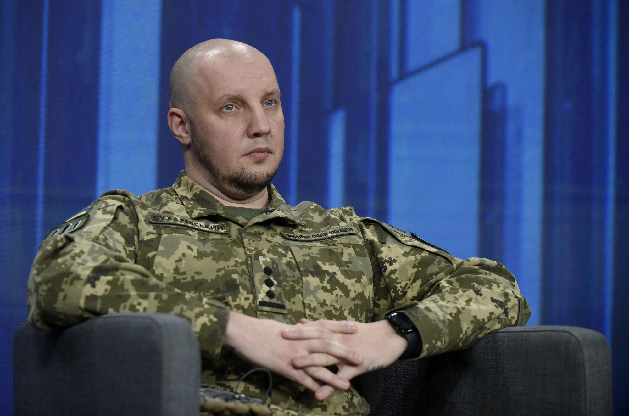 Vadym Sukharevskyi, commander of the Unmanned Systems Forces of Ukraine. Photo via Eastnews.ua.