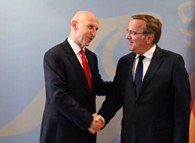 British Defense Minister John Healey and his German counterpart Boris Pistorius. Photo via Eastnews.ua.