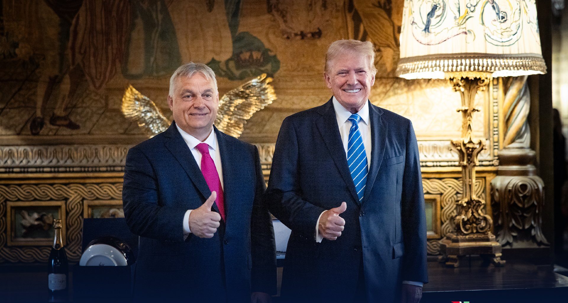 ukraine seeks bilateral agreement hungary advance nato membership hungarian prime minister viktor orbán (l) former us president donald trump (r) @pm_viktororban