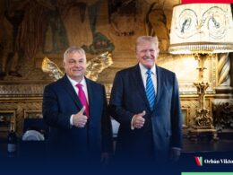 Hungarian Prime Minister Viktor Orbán and former US president Donald Trump.
