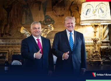 Hungarian Prime Minister Viktor Orbán and former US president Donald Trump.