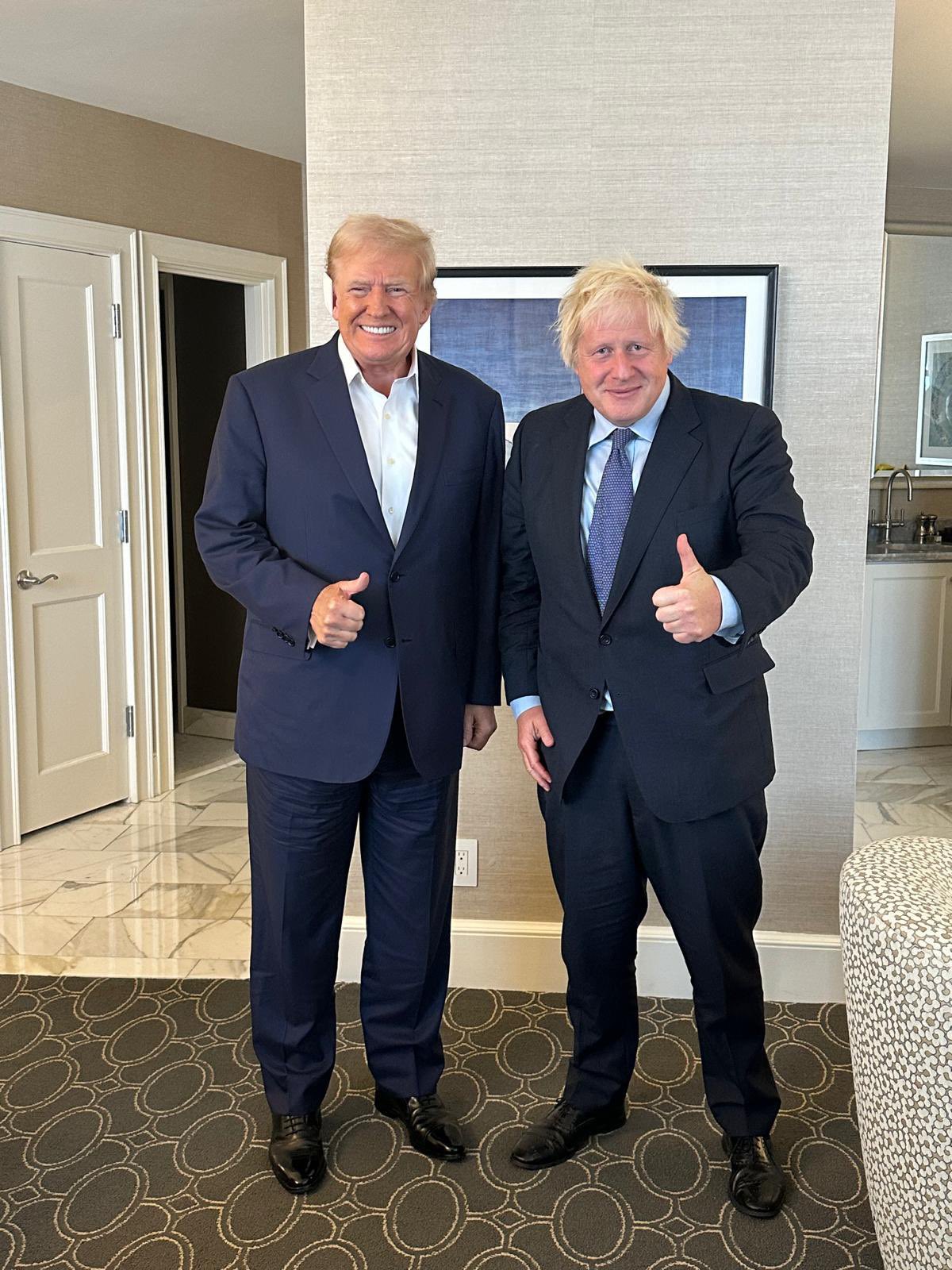 Johnson and Trump.