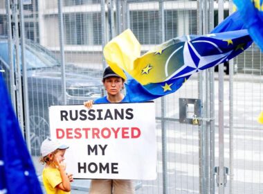 Ukrainian rally USA Washington DC NATO Russians destroyed my home
