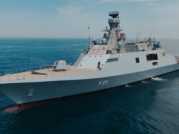 ukraine implements new maritime security strategy boost naval defenses sea trials ukrainian navy's hetman ivan mazepa (f-211) corvette being constructed turkey july 2024 screenshot navy frame from video