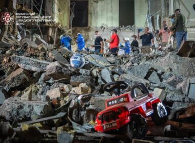 russian attack on children hospital in kyiv on 8 July