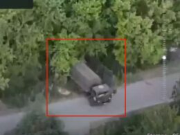 frontline report screenshot from reporting ukraine video kamaz