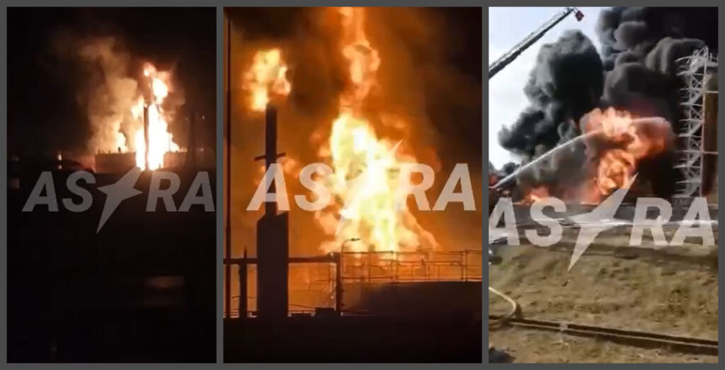 Ukraine attacks two oil depots in southern Russia (video)