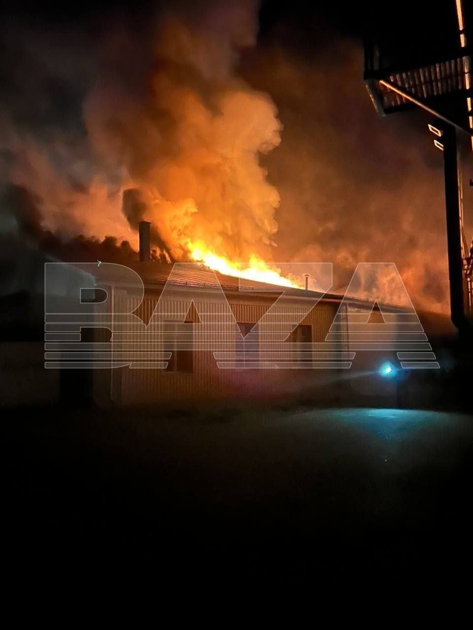 fire at the plant in kursk 16 july 2024