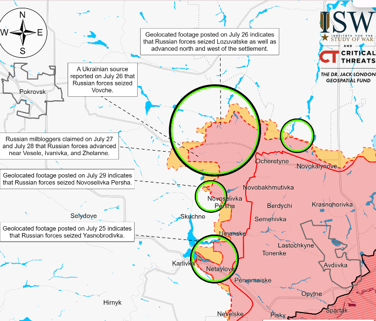 ISW: Russian forces advance northwest of Avdiivka, capture key ...