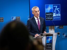 poland's proposal shoot down russian missiles rejected nato secretary general jens stoltenberg press conference ahead 2024 summit washington credit flickr/nato result