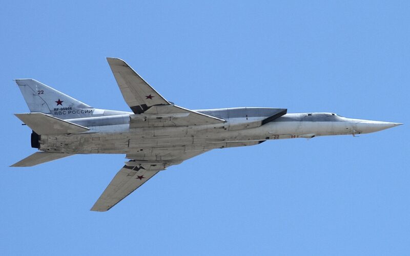 Media: Ukrainian drones strike Russian TU-22M3 bomber 1,800 km from front