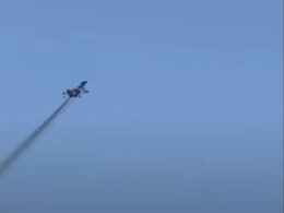 screenshot from reporting ukraine video ukrainian aircraft