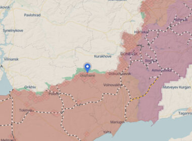 russians seize donetsk oblast's urozhaine map showing situation front 15 july 2024