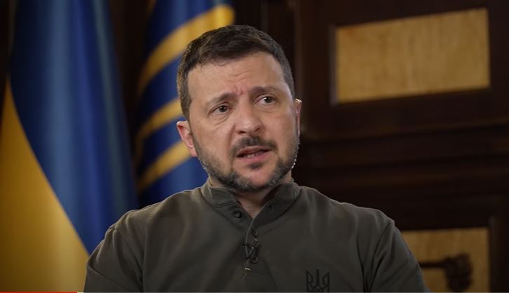 ukraine's 14 brigades under-equipped lacking weapons promised allies president ukraine volodymyr zelenskyy during his interview bloomberg screenshot youtube/zelenskyy