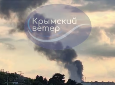 Ukrainian pilots strike ammo depot in Russian-occupied Crimea
