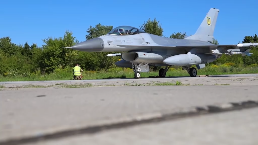 isw ukraine need continue targeting russian air defense assets enable f-16 use ukrainian force's f-16s filmed background zelenskyy awarding pilots 4 august 2024 reportedly screenshot from zelenskyy's video а-162024-08-04 15-05-41