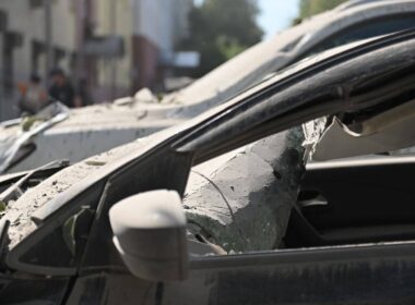 Aftermath of the Russian strike on Kharkiv, 6 August.