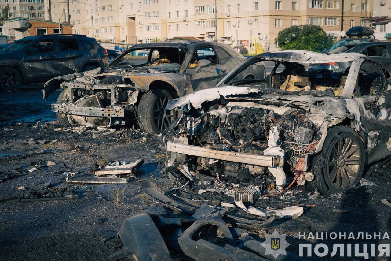 two injured russian missile hits residential area sumy fire after iskander strike 17 august 2024 national police 20240817093817-9137