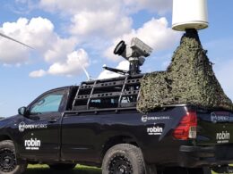 IRIS radar system mounted on a car.