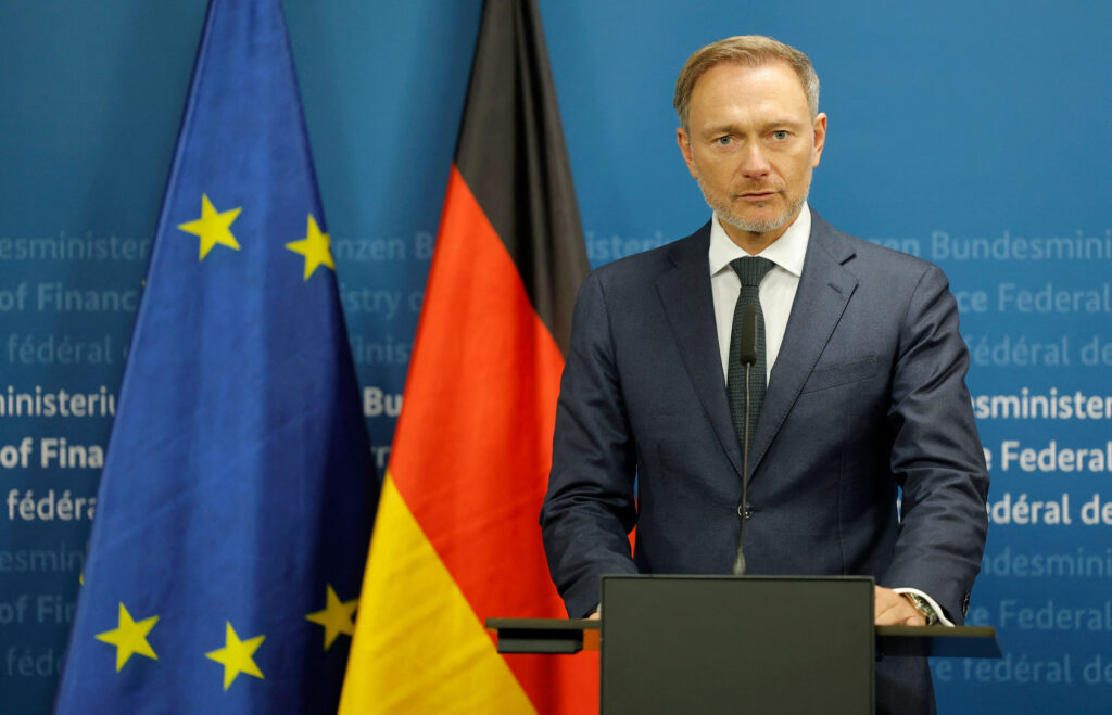 German Finance Minister Christian Lindner. Photo via Eastnews.ua.