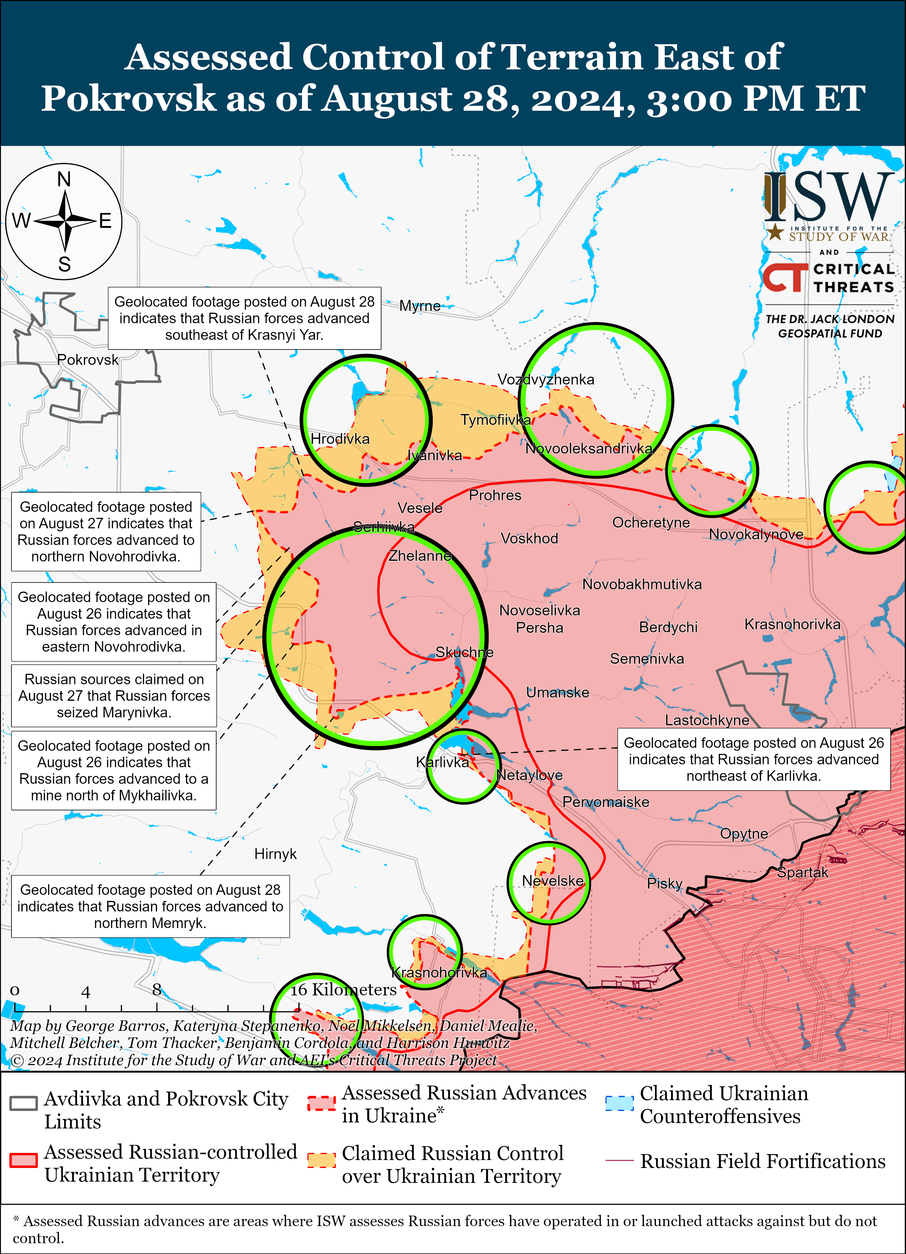 The situation in the direction of Pokrovsk. Source: ISW.