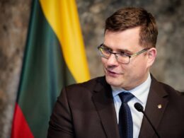 ukraine boosts morale negotiating power kursk incursion says lithuanian minister lithuania's national defense laurynas kasčiūnas j stacevičius / lrt