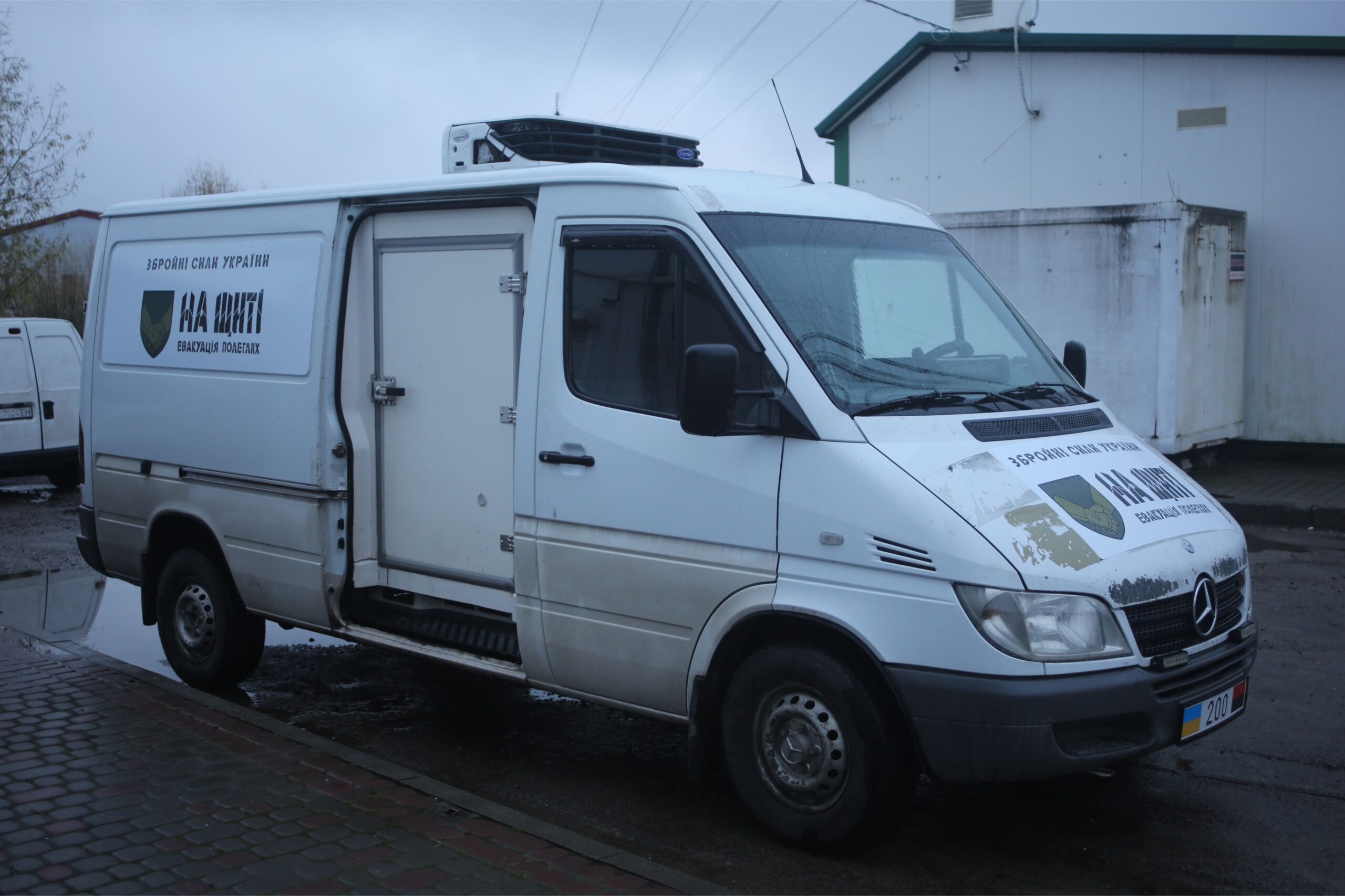 Van for the evacuation of KIA