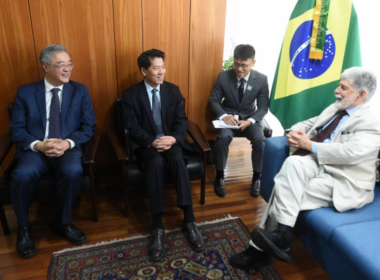 China's Special Representative for Eurasian Affairs Li Hui on his visit to Brazil on 29 July.