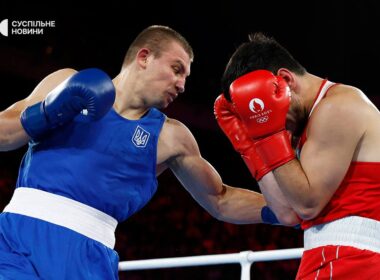 ukraine’s oleksandr khyzhniak wins gold 80kg boxing paris 2024 olympics ukrainian boxer during his final match suspilne cdc91770-b883-47f9-ba31-a238872e8d29