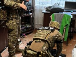 nine suspected russian agents arrested ukraine aiding missile strikes sbu detains one fsb telegram/sbu suspect 1