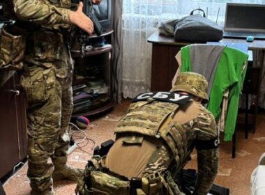 nine suspected russian agents arrested ukraine aiding missile strikes sbu detains one fsb telegram/sbu suspect 1