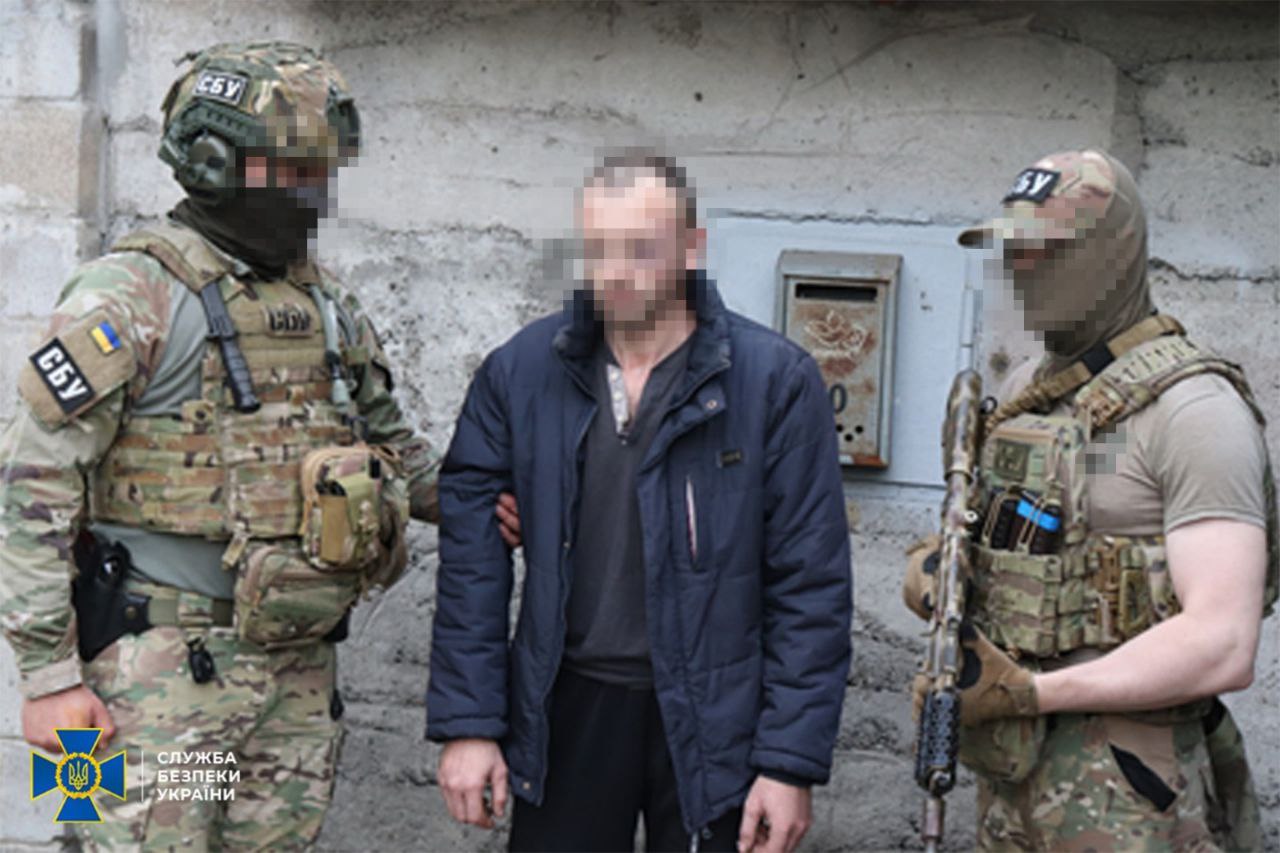 nine suspected russian agents arrested ukraine aiding missile strikes sbu detains one fsb telegram/sbu suspect 23