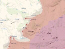 ukrainian forces control 20% donetsk's new york settlement sources say situation niu-york (new york) toretsk donetsk oblast 20 august 2024 deestate map niu torest