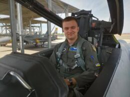 A Ukrainian pilot Oleksii Mes, known by the call sign "Moonfish".