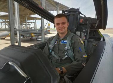 A Ukrainian pilot Oleksii Mes, known by the call sign "Moonfish".