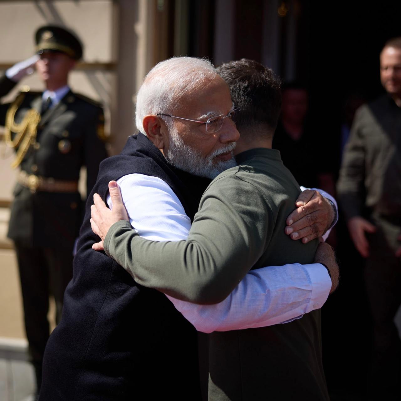 Indian Prime Minister Narendra Modi and Ukrainian President Volodymyr Zelensky