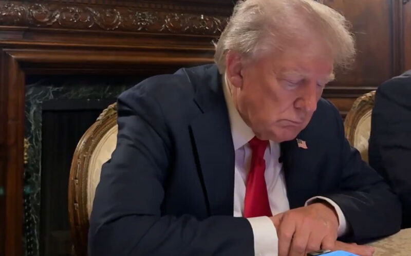 trump echoes russian propaganda blaming biden russia's invasion ukraine interview musk former us president donald during his elon spaces 12 august 2024 screenshot x/margommartin trump-during-elon-musk's-interview