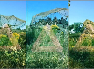 Ukrainian troops at the beginning of the Kursk incursion.