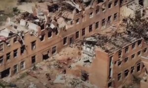 frontline report screenshot from reporting ukraine's video vovchansk aggregate plant 3