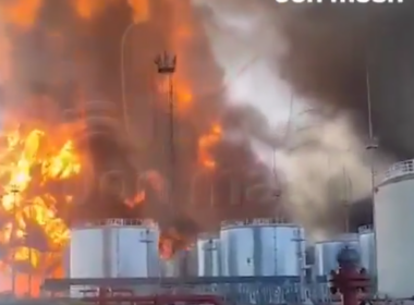 Secondary explosions continue in Russia's Proletarsk fuel depot