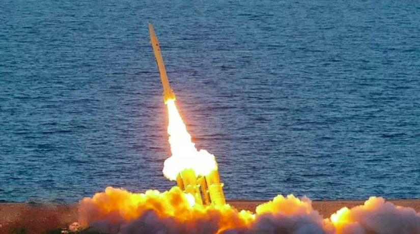 Launch of the Fath-360 missile