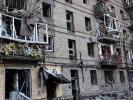 russia bombs zaporizhzhia injuring 16 civilians including 15-year-old aftermath russia's bomb attack overnight 22-23 september