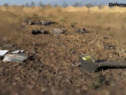 ukraine downs russia's starlink-equipped shahed-136 suicide drone debris downed uav found equipped starlink communication technology 25 september 2024 defense express