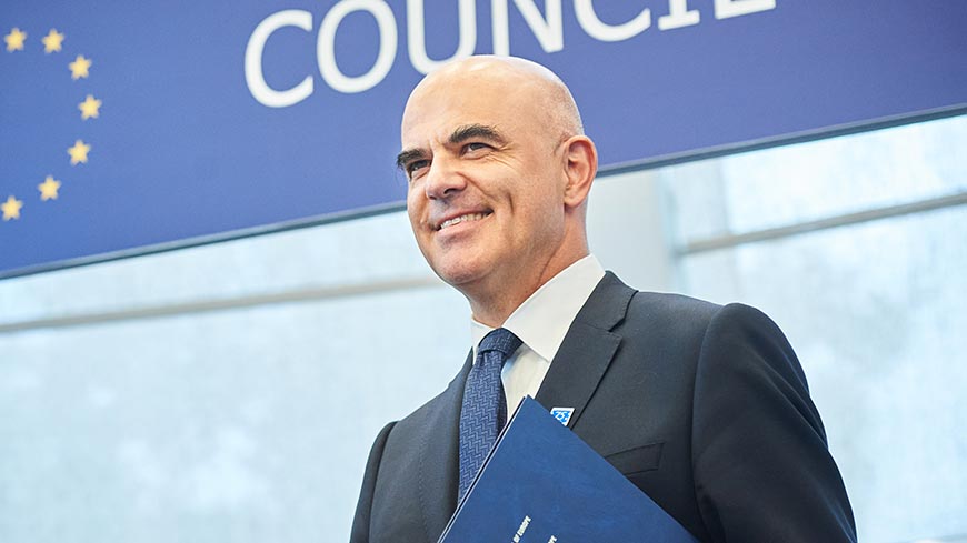 new council europe chief says ukraine support number one priority alain berset europe's secretary general coeint