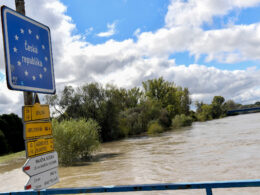 High levels of the Oder (Odra) river are seen in the village of Chalupki on September 15, 2024 in southern Poland on the border with the Czech Republic. Illustrative image. Photo via Eastnews.ua.