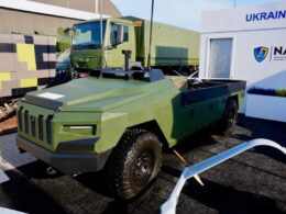 protector unmanned ground vehicle showcased ukrainian defense firm platform september 2024 armor equipment options