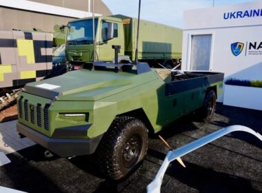 protector unmanned ground vehicle showcased ukrainian defense firm platform september 2024 armor equipment options