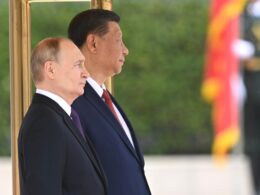 welt china considers joining potential peacekeeping mission ukraine russian president vladimir putin meeting chinese xi jinping 16 2024 xinping considering participation forces am sonntag citing eu diplomatic sources familiar matter