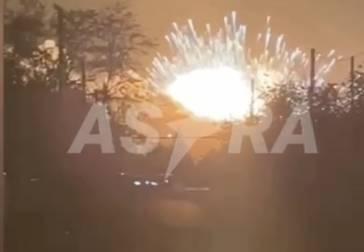 Drone attack on Krasnodar Krai in Russia.