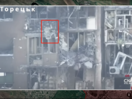 A screenshot from the Reporting from Ukraine video, 30 September